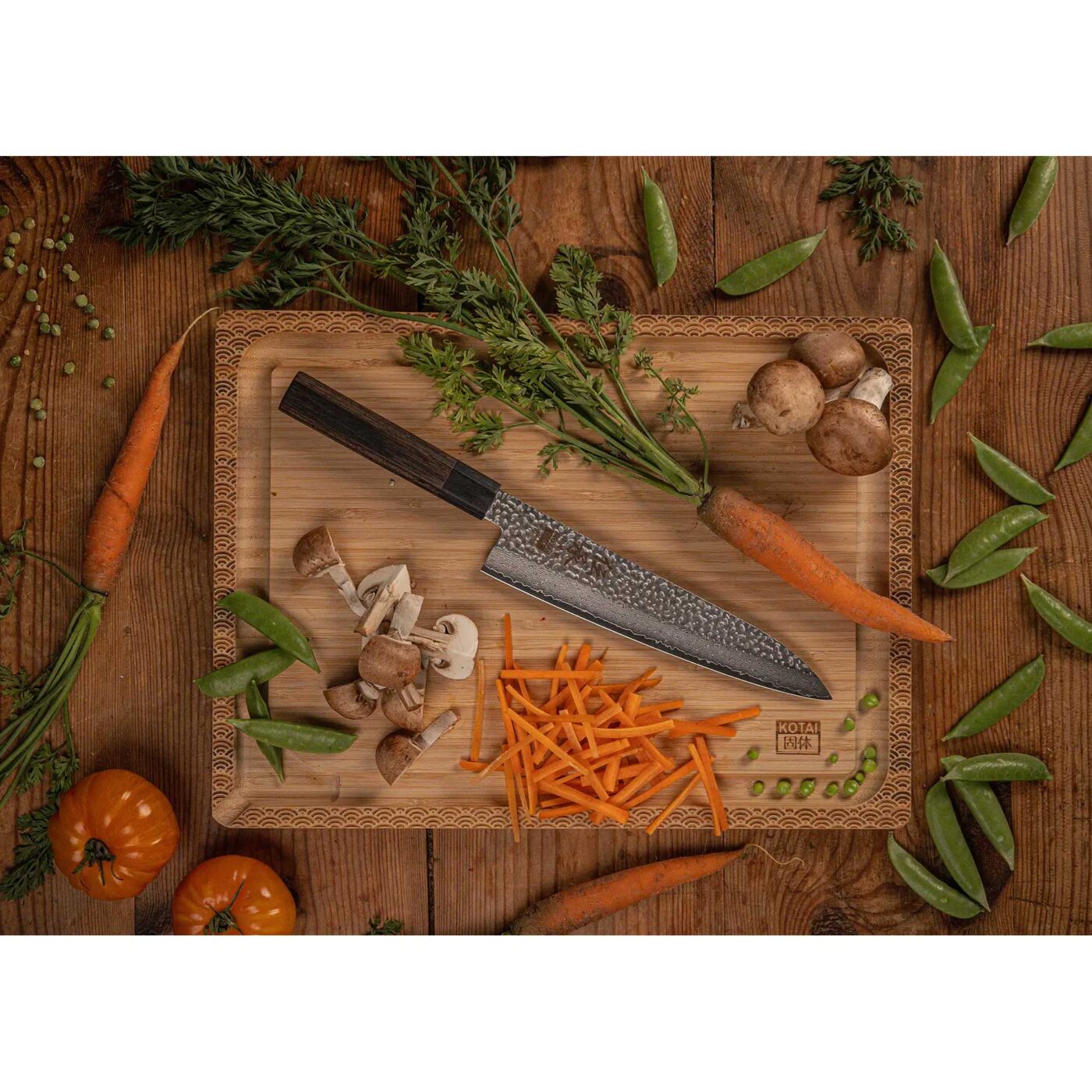 Kotai Gyuto Koksmes Densho Collection - lemmet van 21 cm - Afbeelding 6