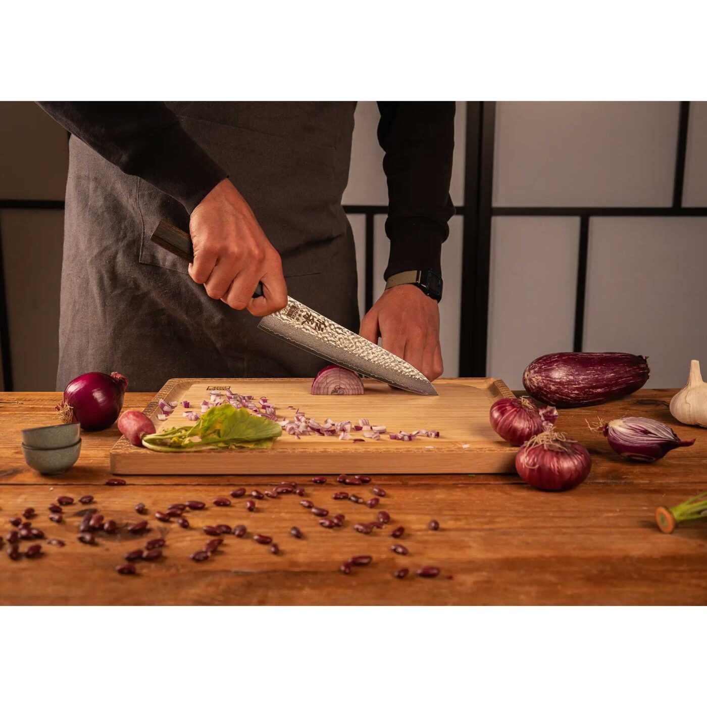 Kotai Gyuto Koksmes Densho Collection - lemmet van 21 cm - Afbeelding 4