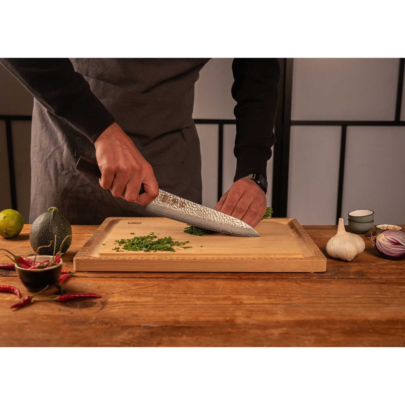 Kotai Gyuto Koksmes Densho Collection - lemmet van 21 cm - Afbeelding 3